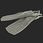 oceanic viper fins yellow 3d model