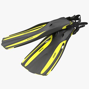 Oceanic Viper Fins Yellow