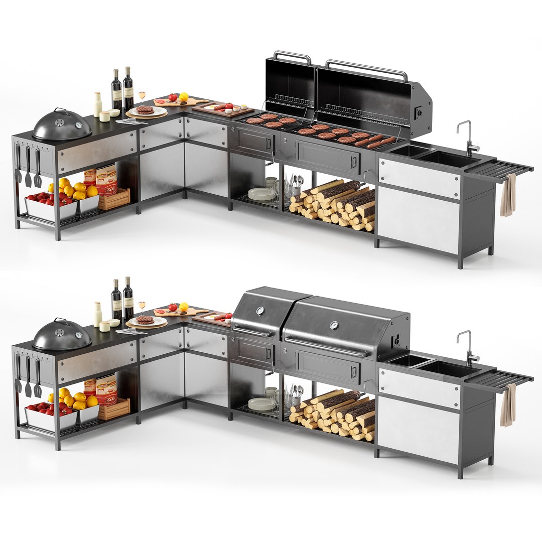 Barbecue 24 3D model - TurboSquid 2033750