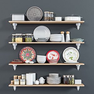 L3DV01ICS02 - kitchen dishes set