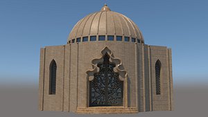 dome architecture 3D model