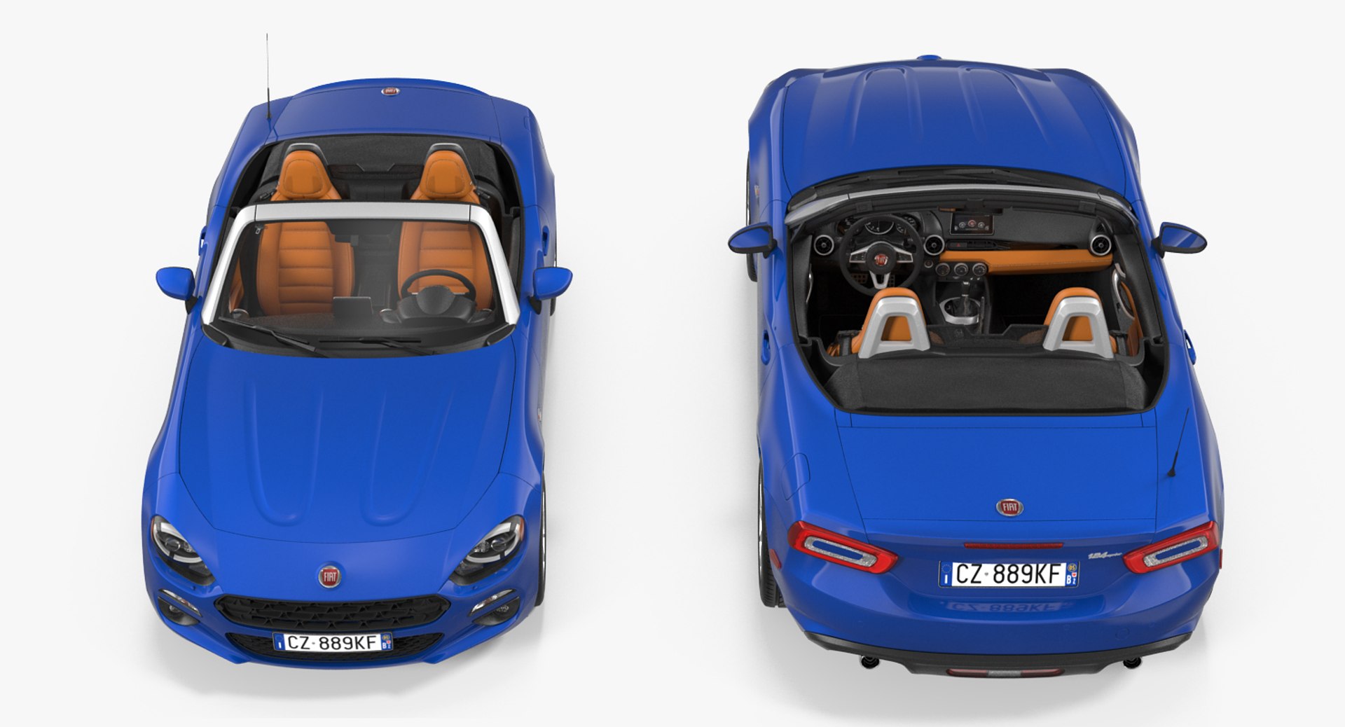 3d Model Fiat 124 Spider 2017