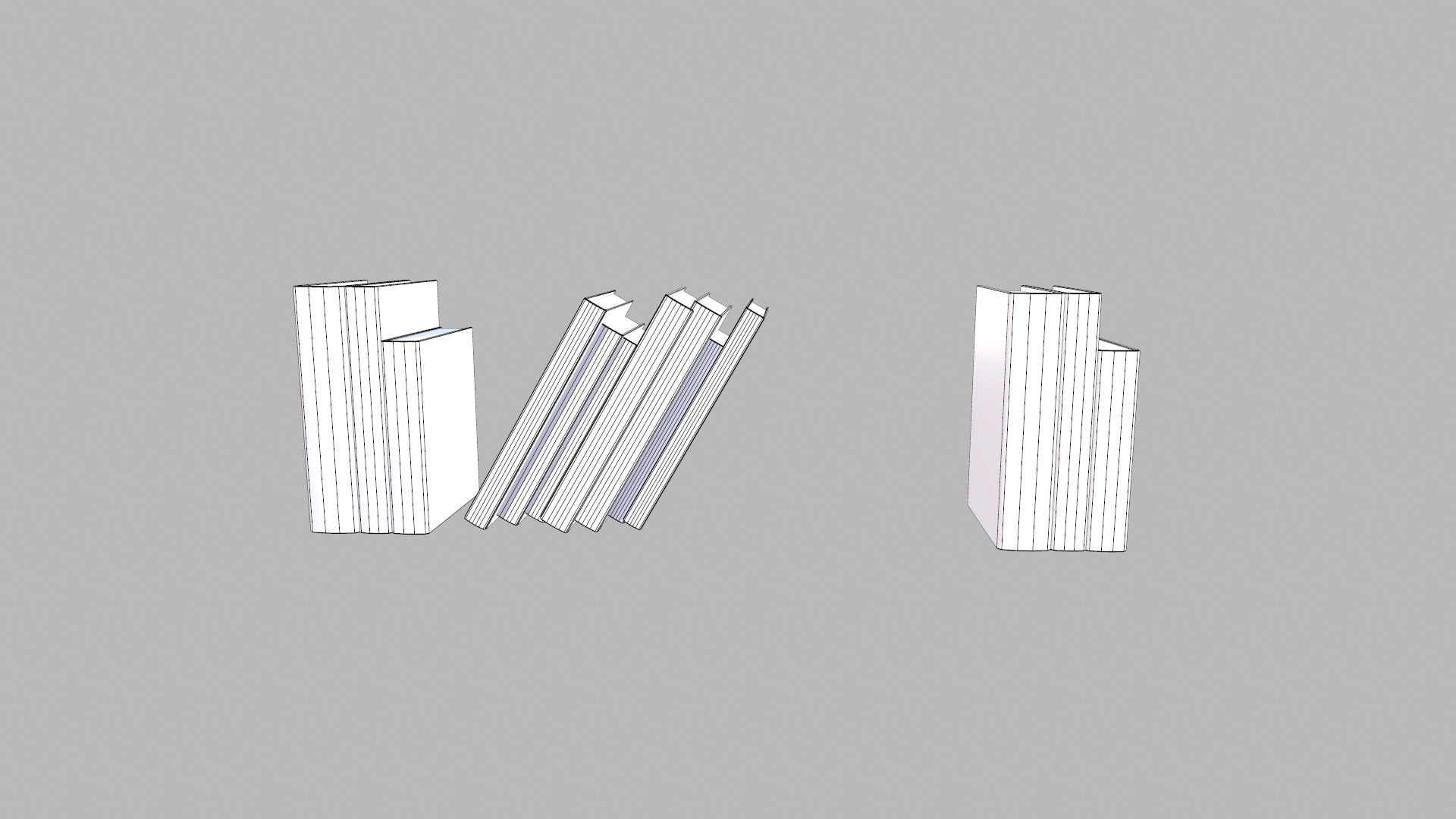 3D Vintage Books Model - TurboSquid 2339085