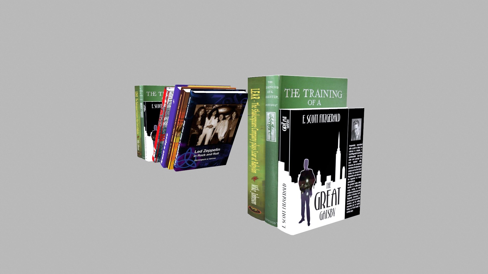 3D Vintage Books Model - TurboSquid 2339085