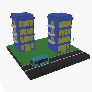 Apartment Block model