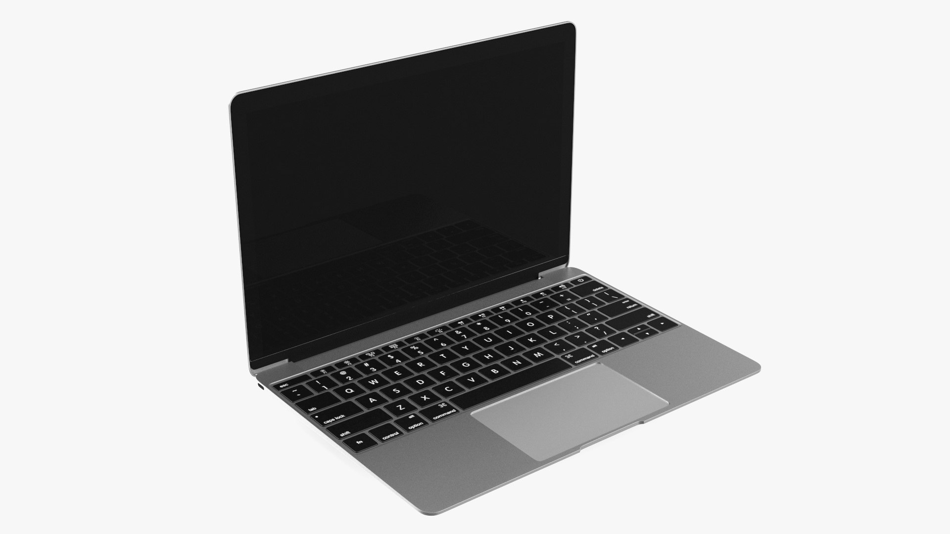 Modern Laptop 3D model preview