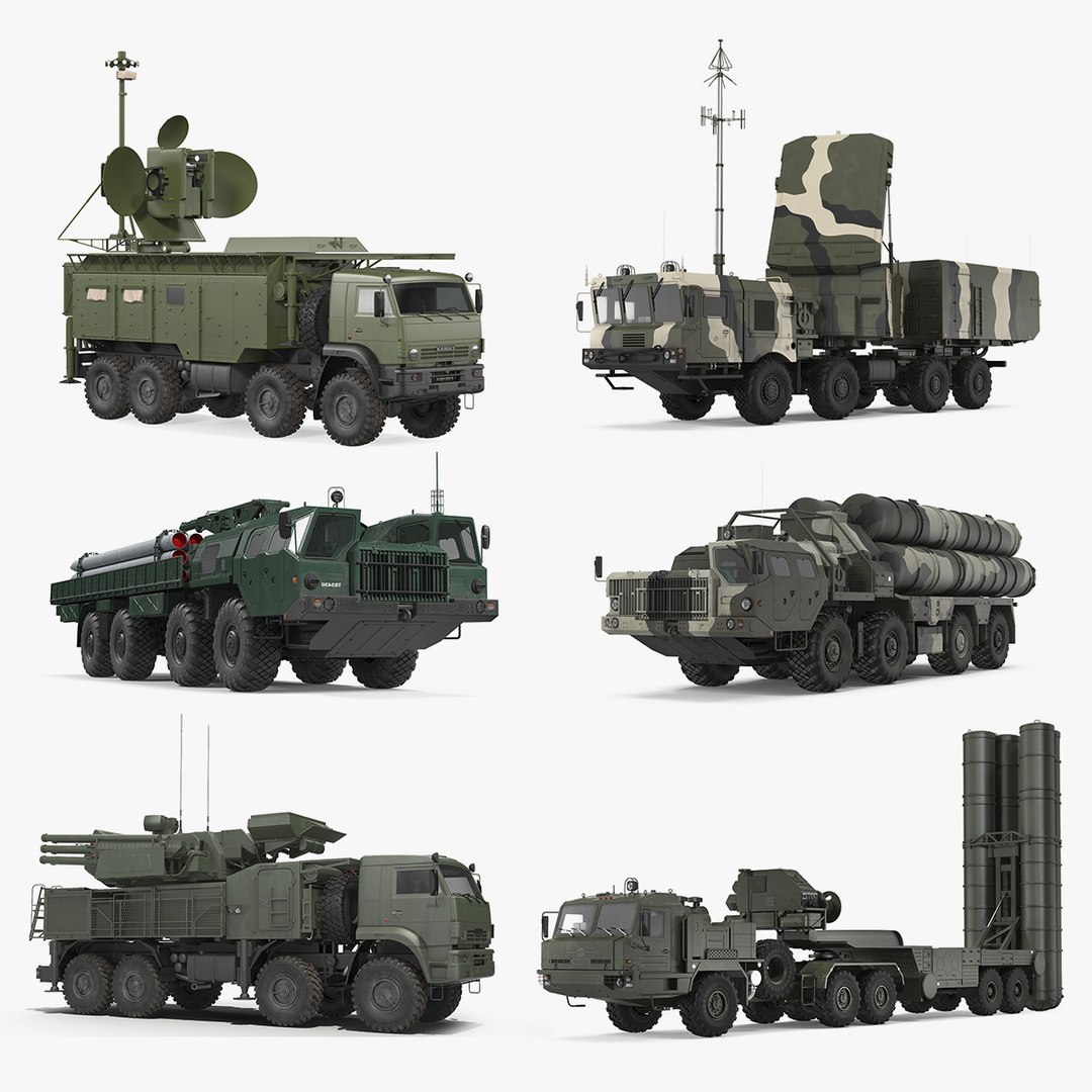 Russian Missile Systems Collection 3 3D model preview