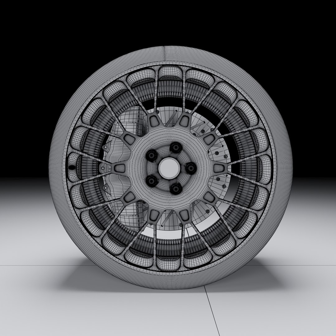 Realistic Wheel 3D Model - TurboSquid 1661861