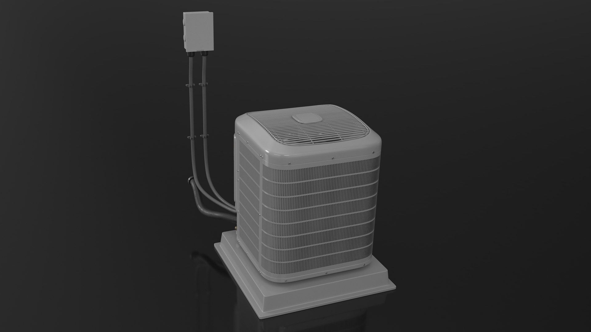 Central Air Conditioner Twostage 3D model TurboSquid 1987184