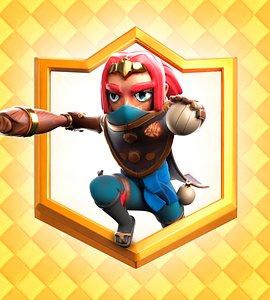 Clash Royale Boss Bandit Card model