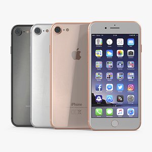 iPhone 8 3D Models Set