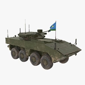 3D model vpk-7829 bumerang green dirt