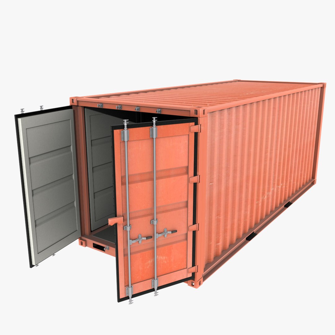 Iso Open Shipping Container 3D Model - TurboSquid 1232611