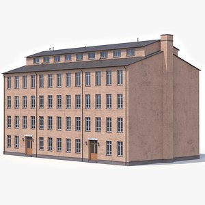 3D Residential Building PBR model