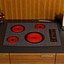 Stone Colored Sensor Electric Hob