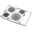 Stone Colored Sensor Electric Hob