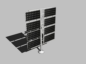 Amounted Solar Pannels OBJ