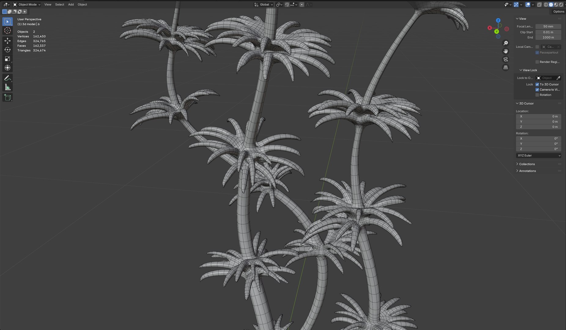 Seaweed 6 3D Model - TurboSquid 2457280