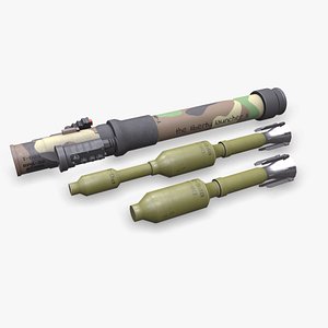 3D RPG-32 Anti-tank Rocket Launcher