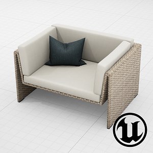 Dedon Slimline Chair 001 UE4