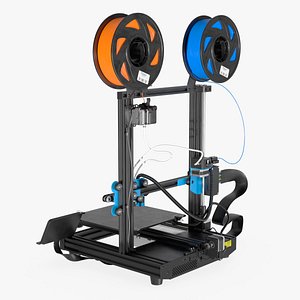 3D Tronxy XY-3 SE 3D Printer Rigged for Cinema 4D model