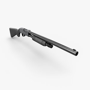 shotgun ready 3D model