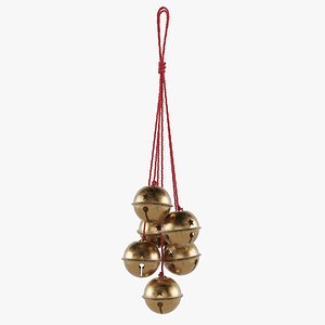 3D Jingle Bells Garland 02