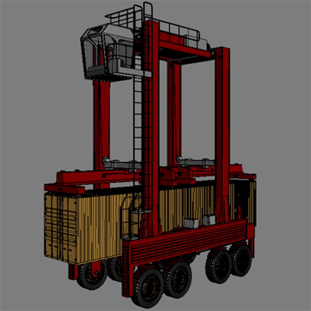 3d Straddle Carrier Model