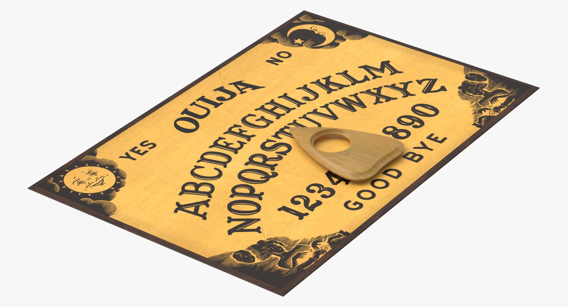 ouija board 3d model