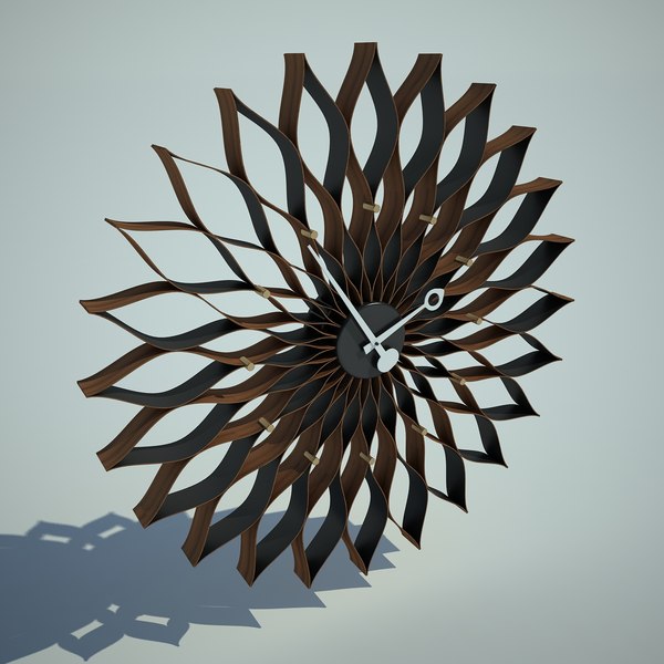 nelson sunflower clock 3ds