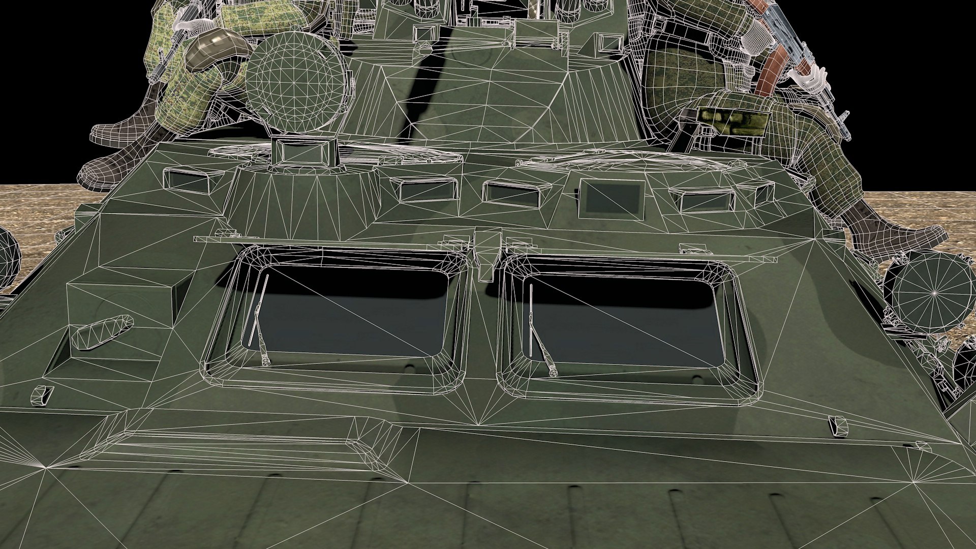 Russian BTR-80 3D Model - TurboSquid 2414196