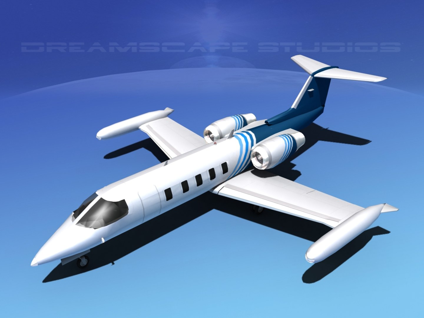 3d Learjet 35