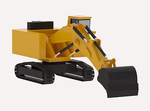 3D Excavator Construction PC4000 Simplifiedv2013