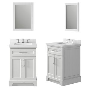 3D OVE Felix 24 Vintage Grey Vanity model