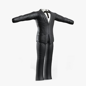 3ds max black suit