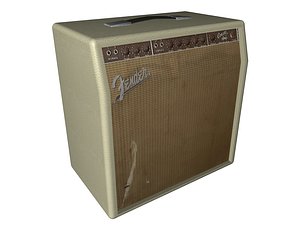 Fender AMP [ low poly ]