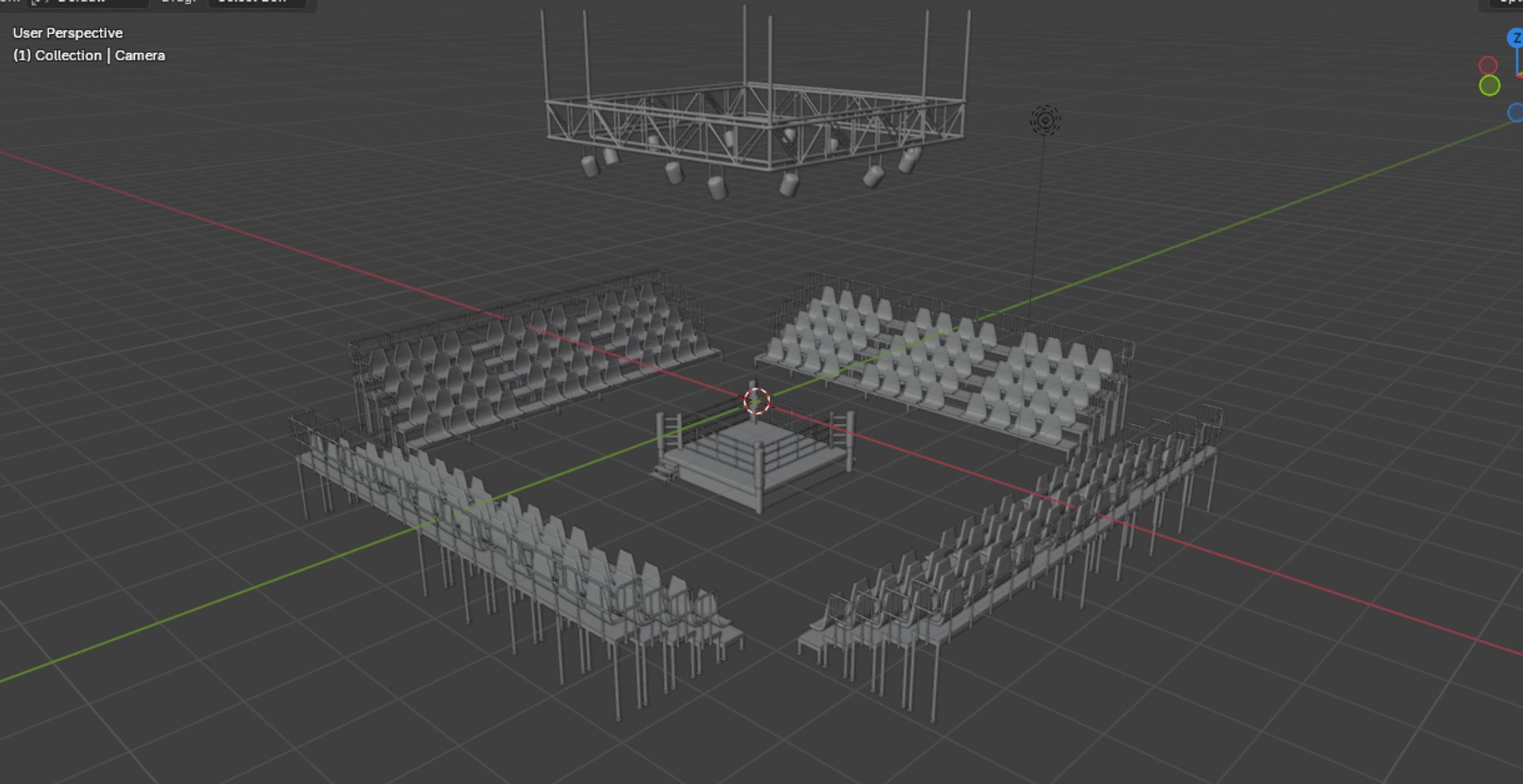 3D Boxing Area 3D Model Model - TurboSquid 2453461
