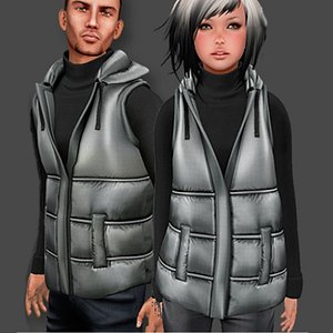 3D male female winter