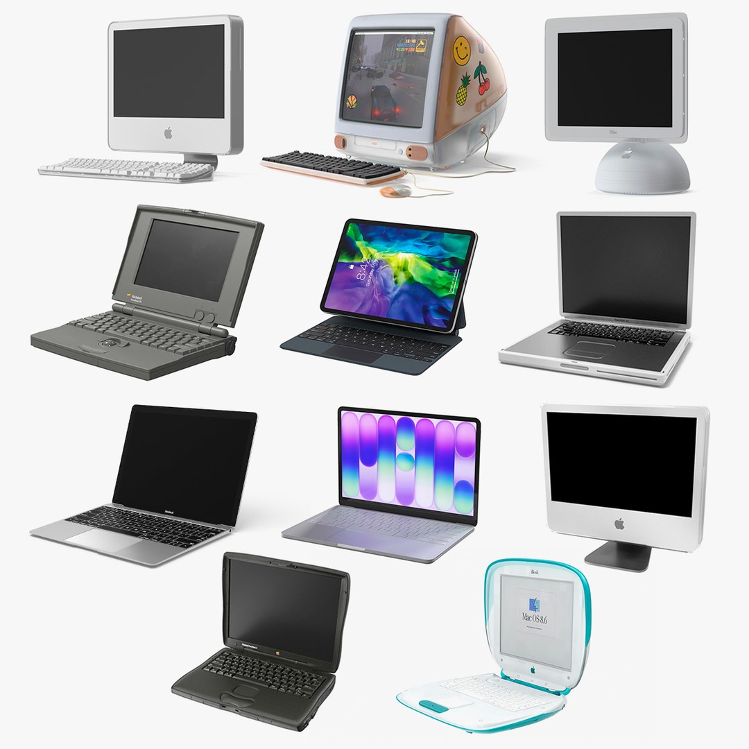 3D Apple Computers Collection 7 model https://p.turbosquid.com/ts-thumb/sO/oVJA9u/KM/apple_computers_collection_7_000/jpg/1784639509/1920x1080/fit_q87/a559fa5d8ee7192ae4d2ebdc1bdb0e928f355f58/apple_computers_collection_7_000.jpg