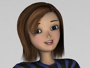 cartoon girl