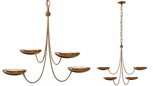 Keira Medium Chandelier 3D