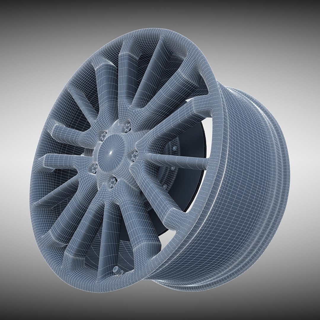 3d Range Rover Wheel Tire