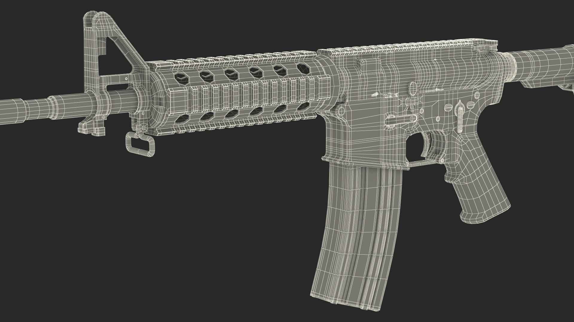 3D M4 Assault Rifle - TurboSquid 2208673