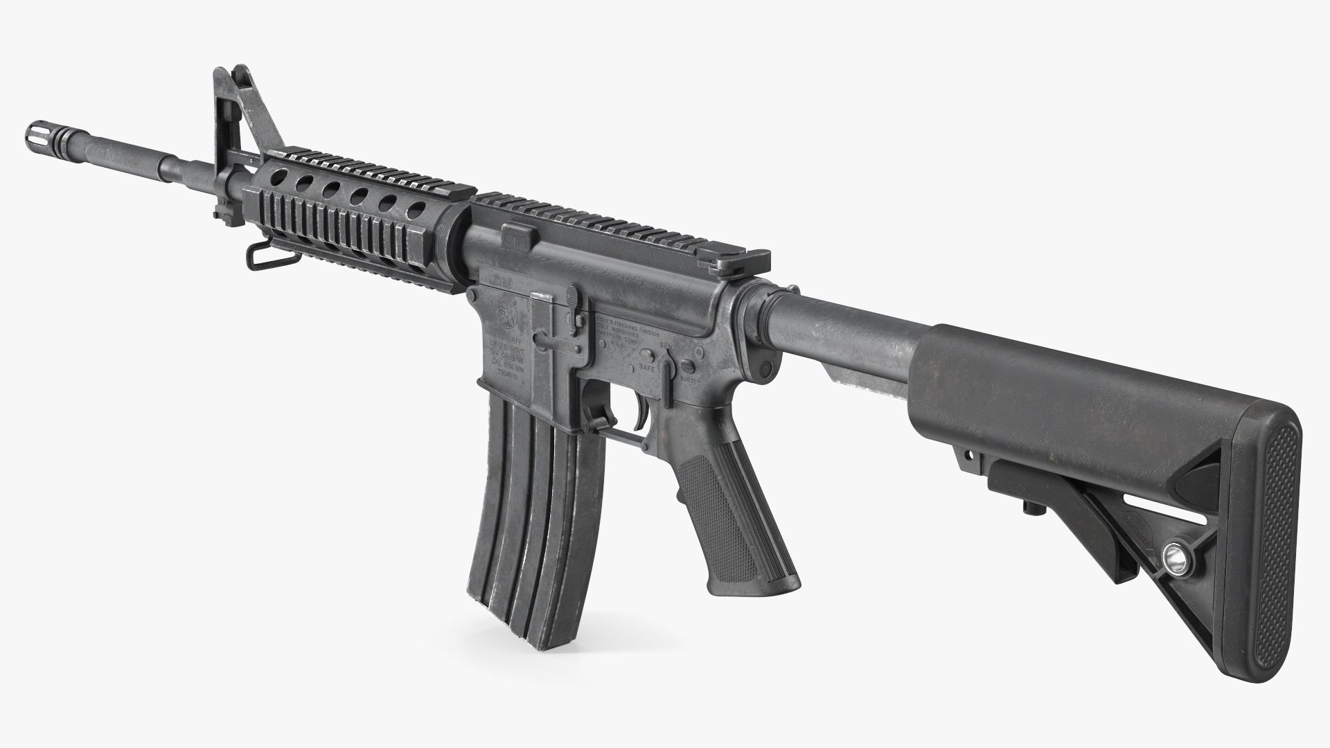 M4 Assault Rifle 3D model preview