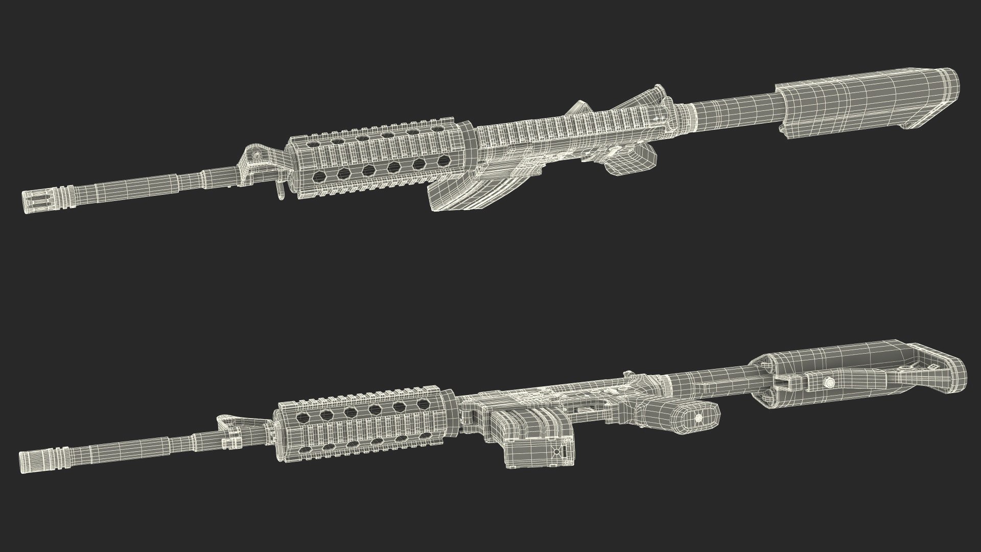 3D M4 Assault Rifle - TurboSquid 2208673