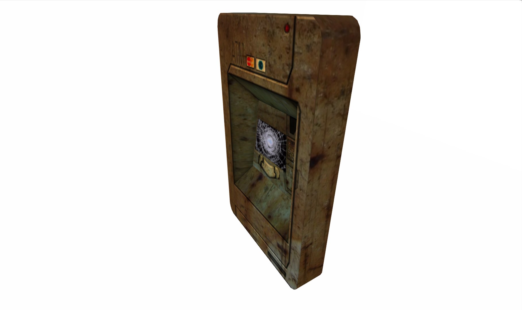 3d Rusty Atm Machine