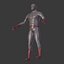 Cartoon Super Hero - Ninja Character - Low Poly
