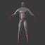 Cartoon Super Hero - Ninja Character - Low Poly