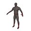 Cartoon Super Hero - Ninja Character - Low Poly
