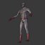 Cartoon Super Hero - Ninja Character - Low Poly